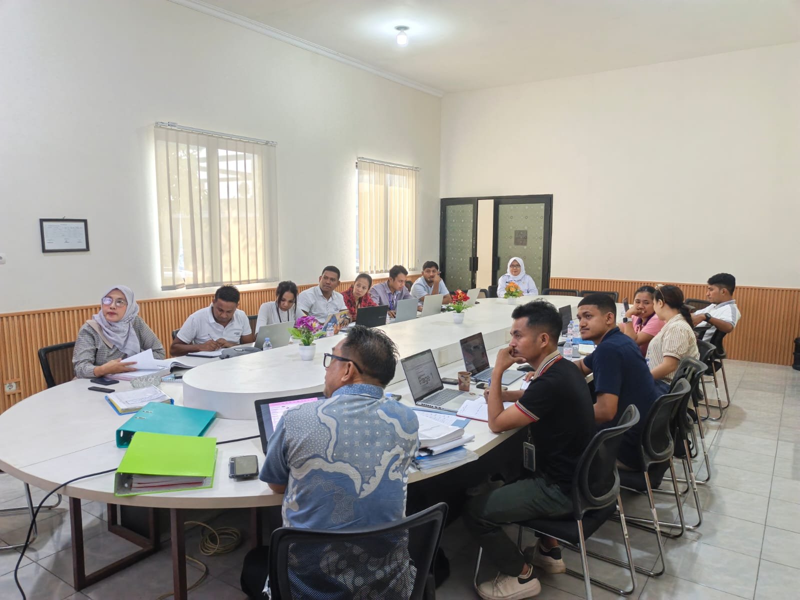 Penerimaan Delegasi Timor Leste
